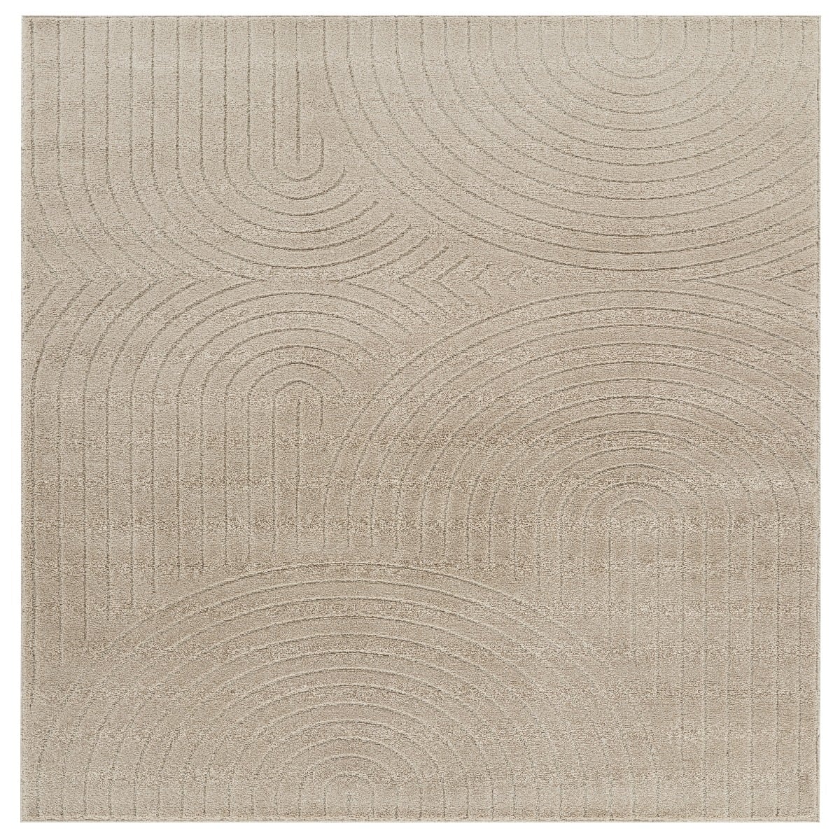 Zara Bene Beige Kvadrat 300 cm Wiltonmatta