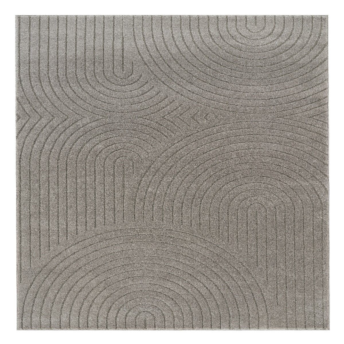 Zara Bene Grå Kvadrat 300 cm Wiltonmatta