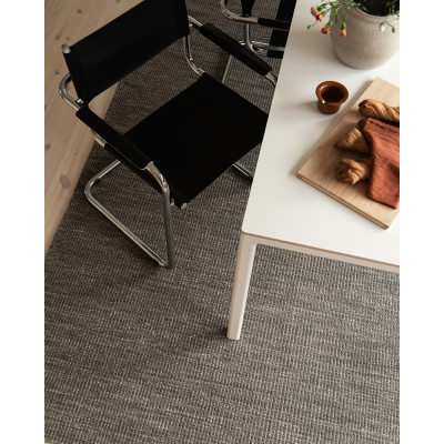 Kolding graphite - handvävd ullmatta