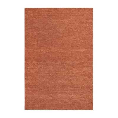 Solliden terracotta - handvävd ullmatta